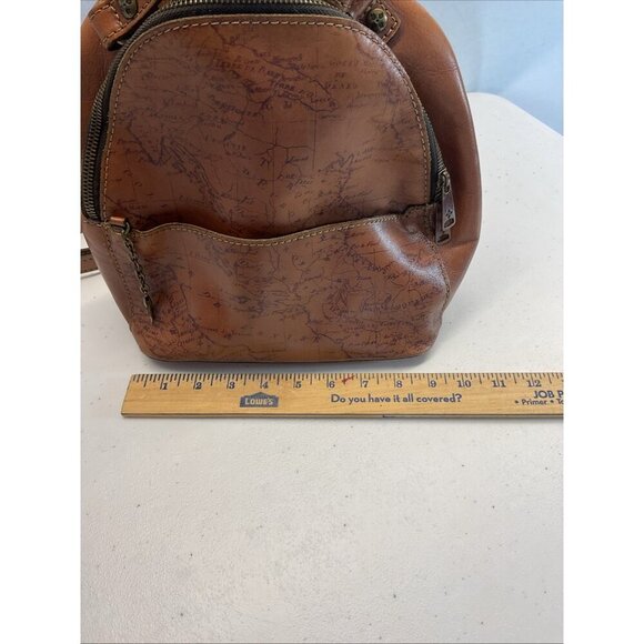 Patricia Nash Montioni Convertible small Backpack Map Print - Picture 14 of 16